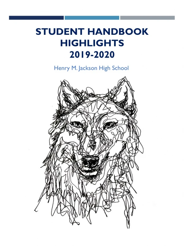 Student Handbook Highlights  2019-2020