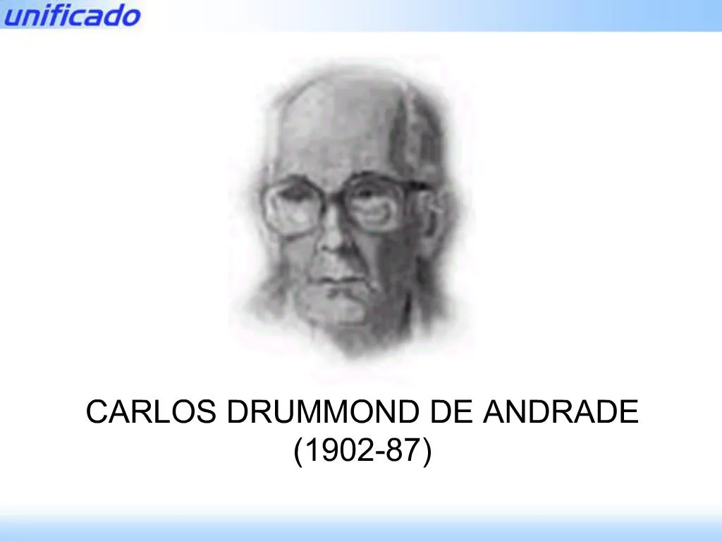 Carlos Drummond de Andrade. - ppt carregar