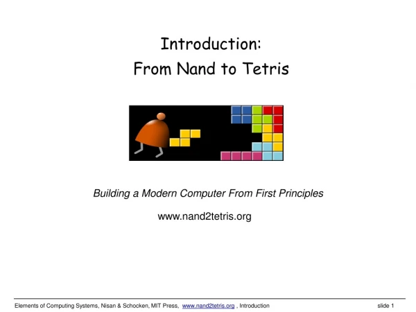 nand2tetris