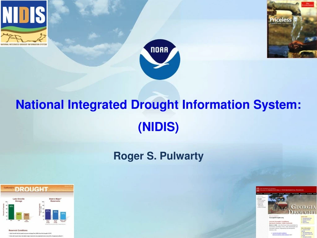 national integrated drought information system