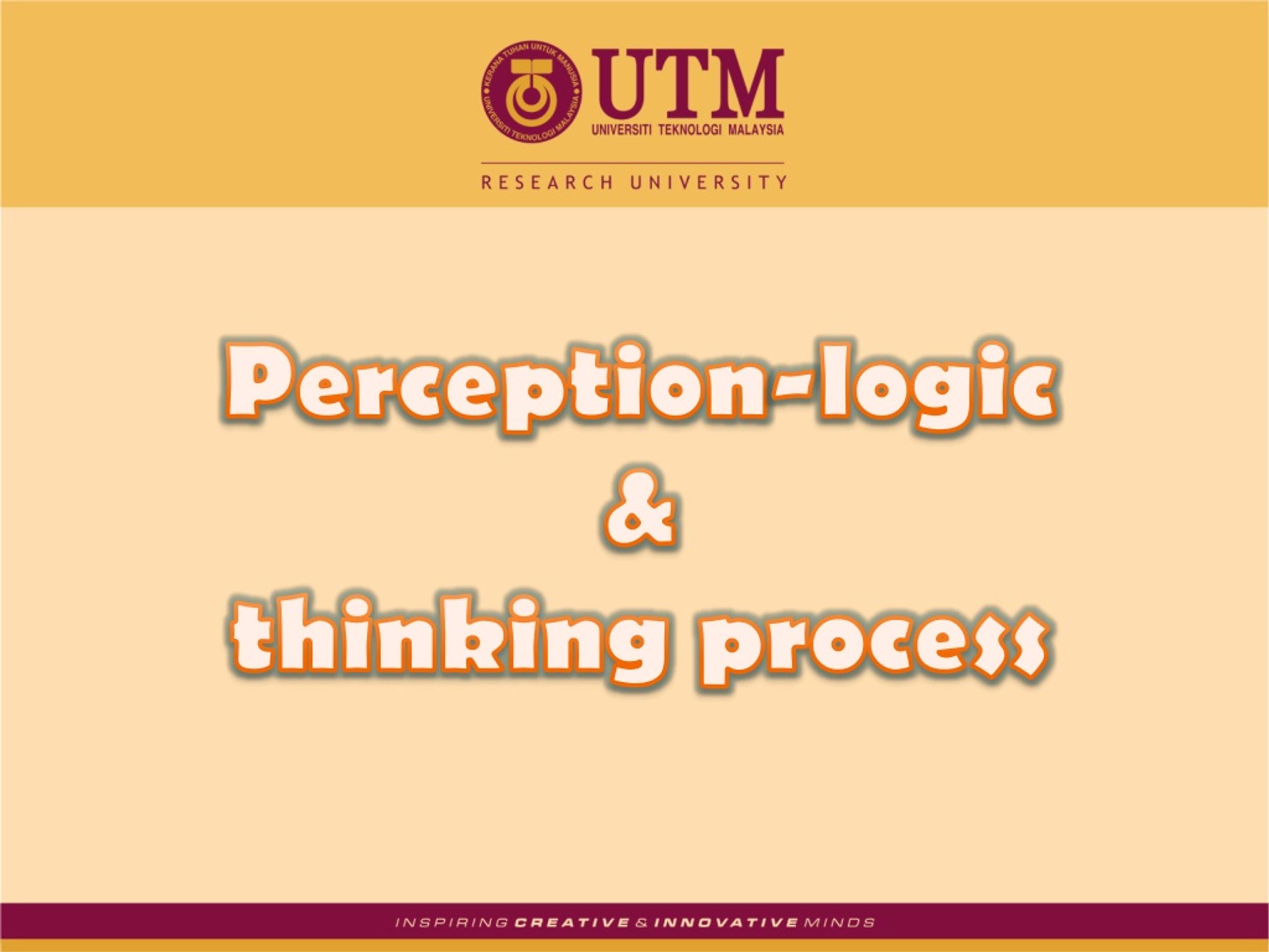 Insight into Perception and Logic: Unveiling Cognitive Thought Process - slide 1