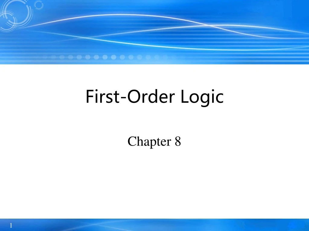 first order logic