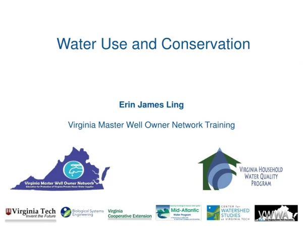 Water Use and Conservation