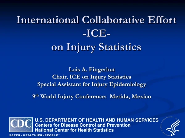 International Collaborative Effort  -ICE-  on Injury Statistics
