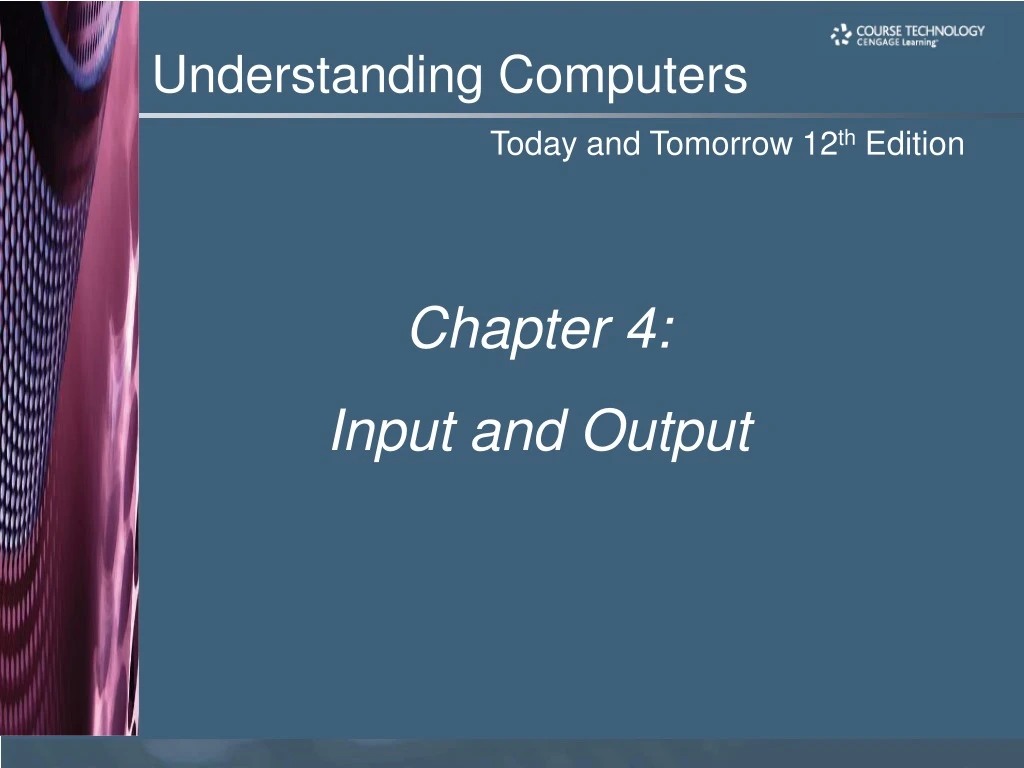 chapter 4 input and output