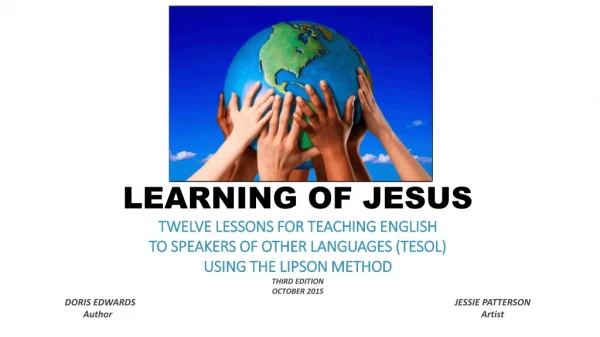 LEARNING OF JESUS