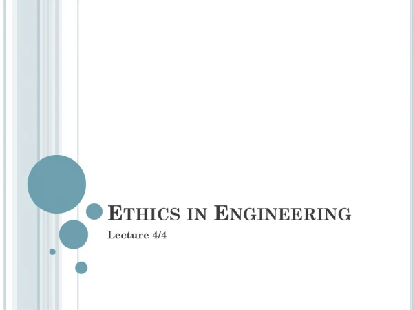 Ethics in Engineering