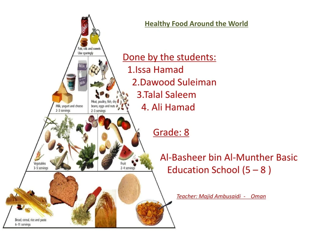 healthy food around the world
