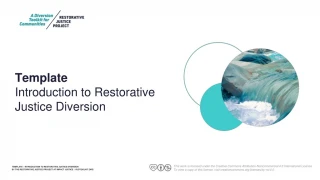 TEMPLATE // INTRODUCTION TO RESTORATIVE JUSTICE DIVERSION - slide 1