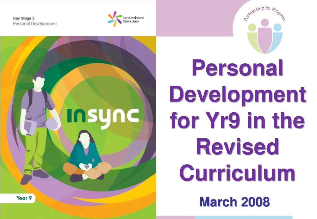personal development for yr9 in the revised curriculum