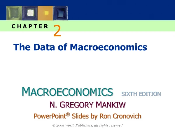 The Data of Macroeconomics