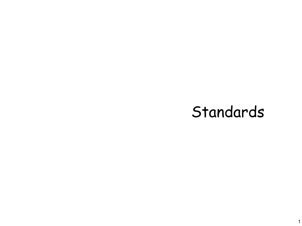 standards