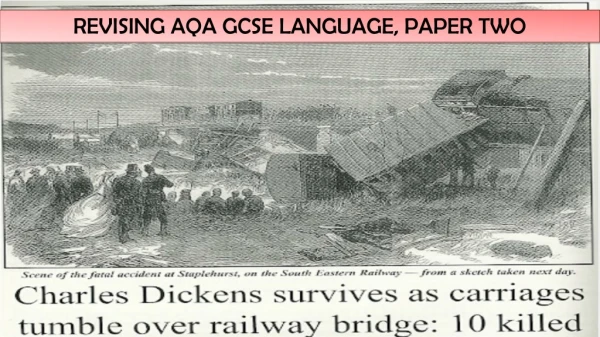 REVISING AQA GCSE LANGUAGE, PAPER TWO