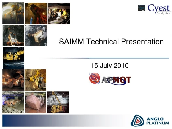 SAIMM Technical Presentation
