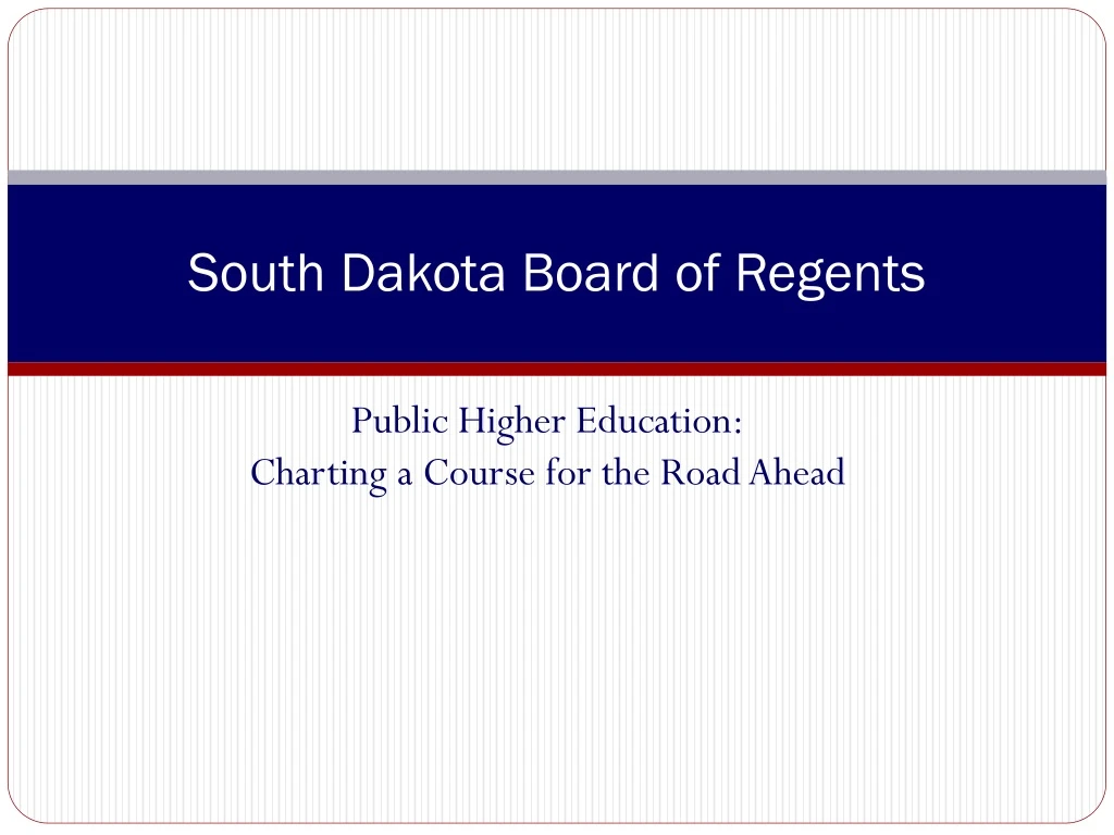 south dakota board of regents