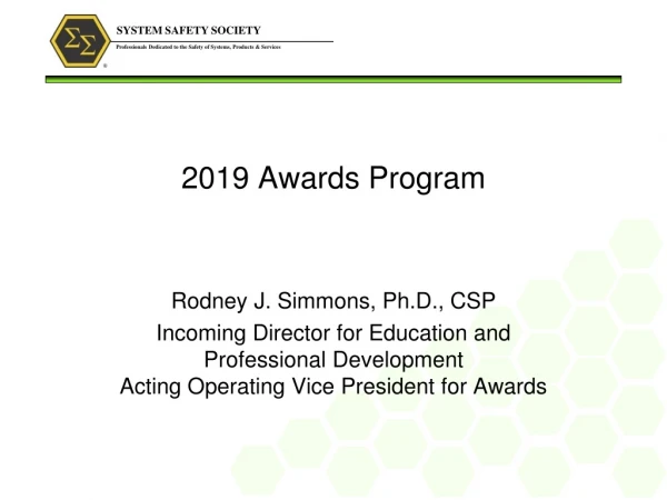 2019 Awards Program