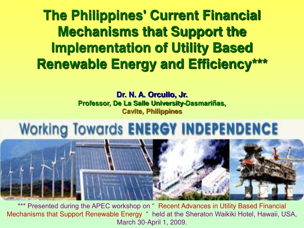 the philippines current financial mechanisms that