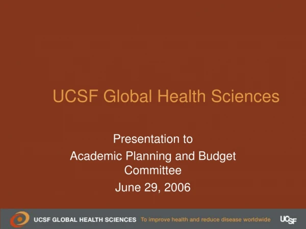 UCSF Global Health Sciences