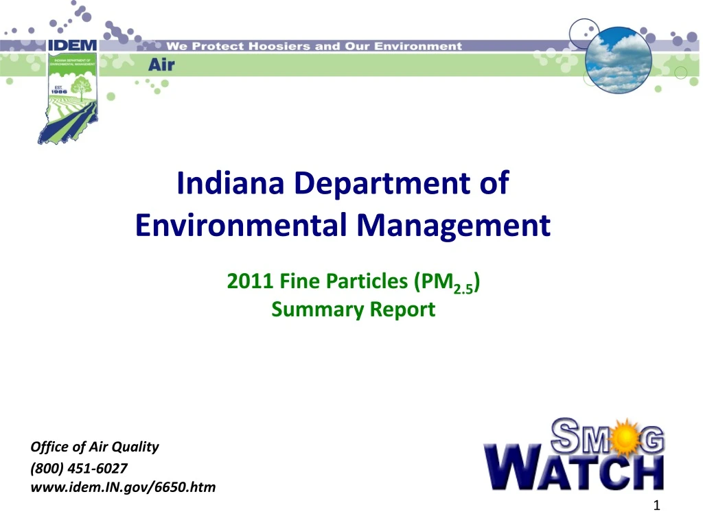 indiana department of environmental management