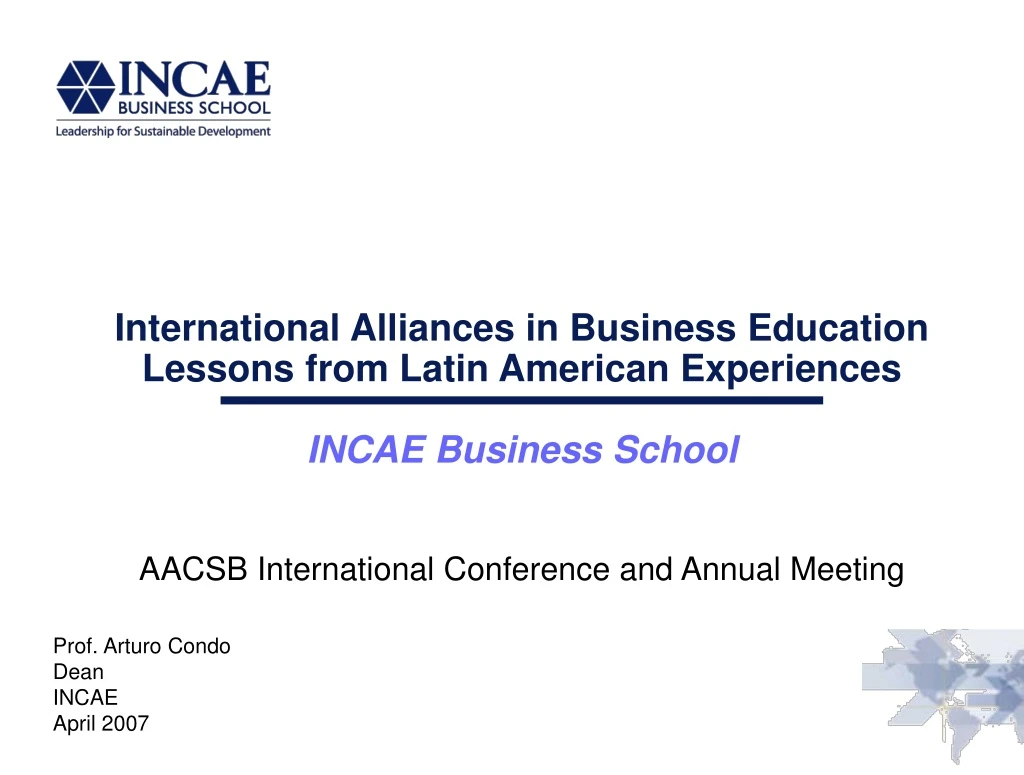 international alliances in business education