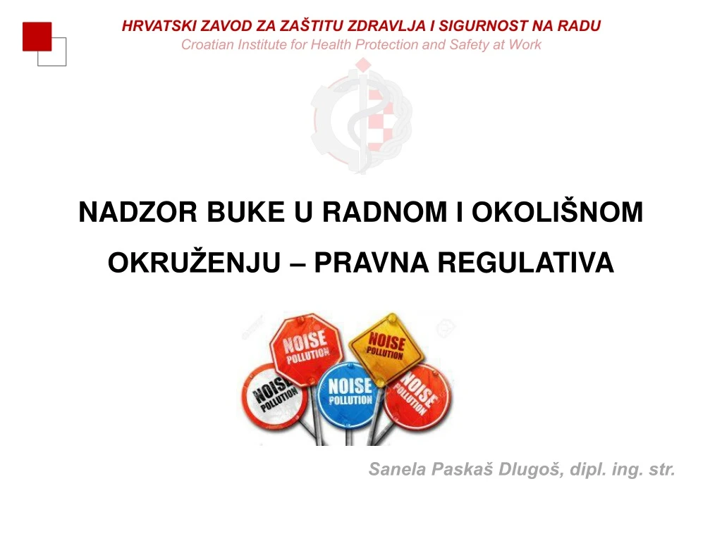 hrvatski zavod za za titu zdravlja i sigurnost