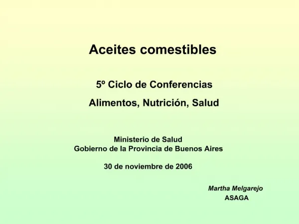 Aceites comestibles