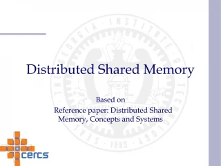 Distributed Shared Memory - slide 1