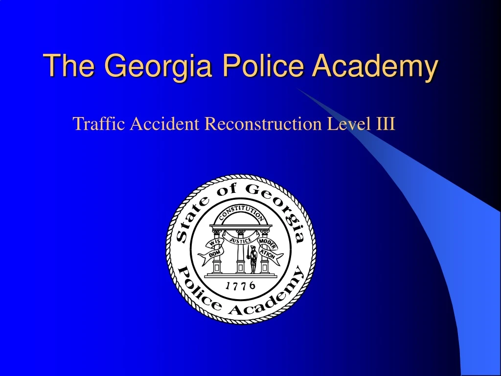 the georgia police academy