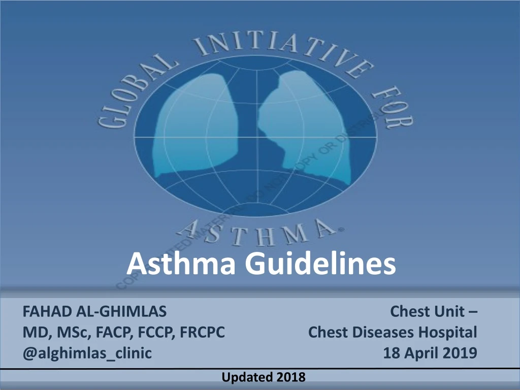 asthma guidelines