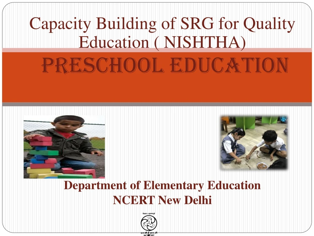 capacity building of srg for quality education