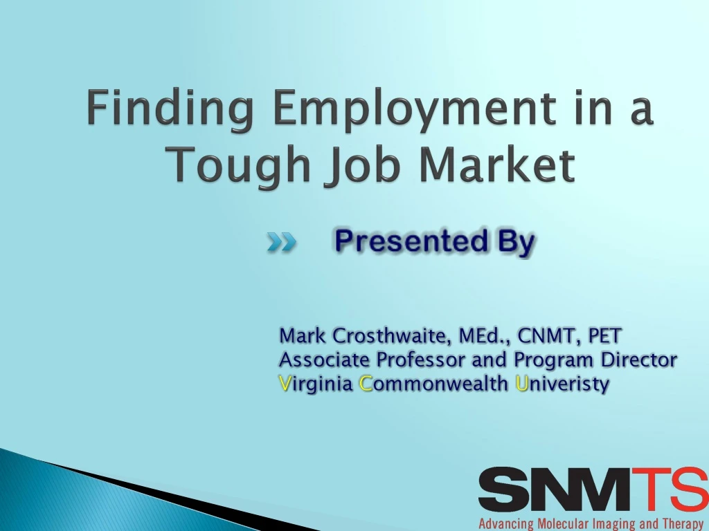 finding employment in a tough job market