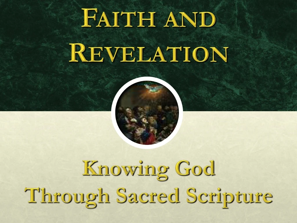 faith and revelation