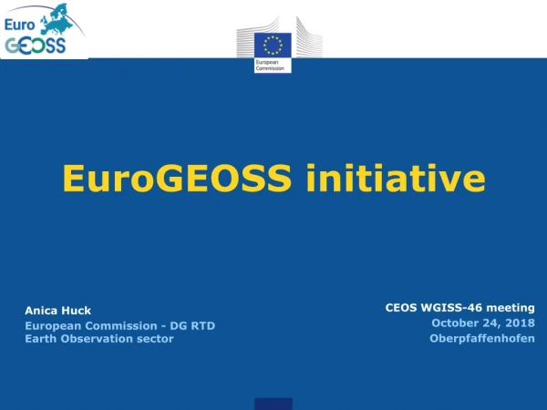 EuroGEOSS  initiative