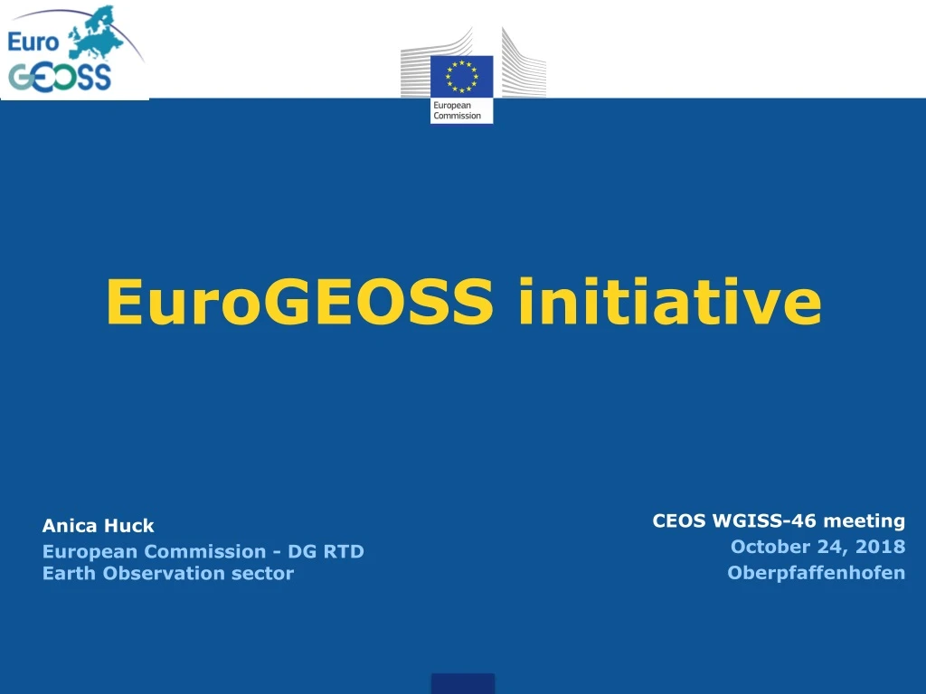 eurogeoss initiative