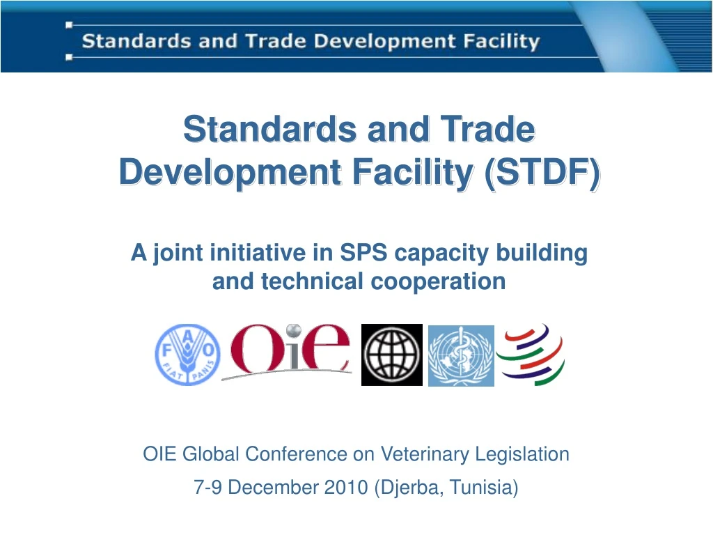 standards and trade development facility stdf