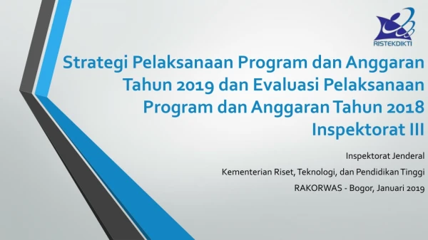 Inspektorat Jenderal Kementerian Riset ,  Teknologi ,  dan Pendidikan Tinggi