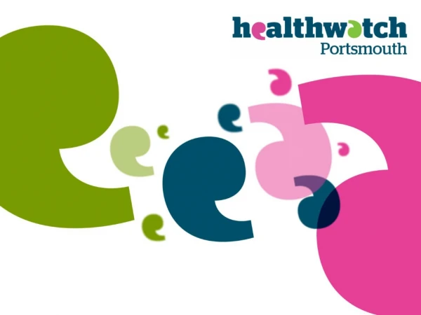 Healthwatch Portsmouth Volunteer Showcasing