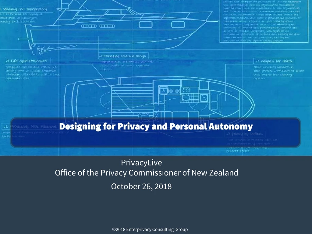 designing for privacy and personal autonomy