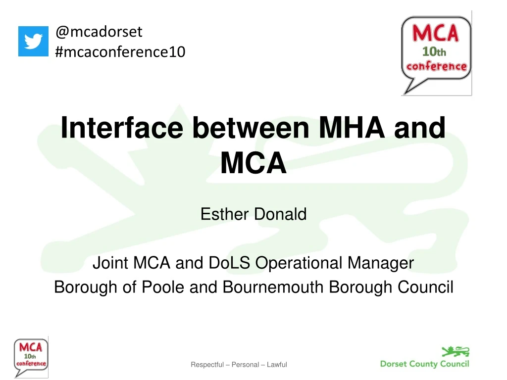 interface between mha and mca