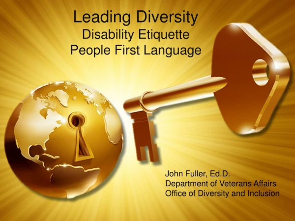 Leading Diversity Disability Etiquette People First Language