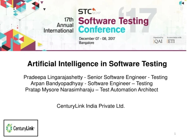 Pradeepa Lingarajashetty - Senior Software Engineer - Testing