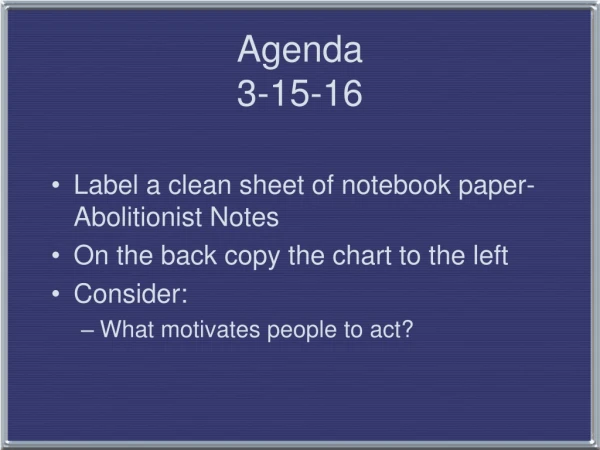 Agenda 3-15-16