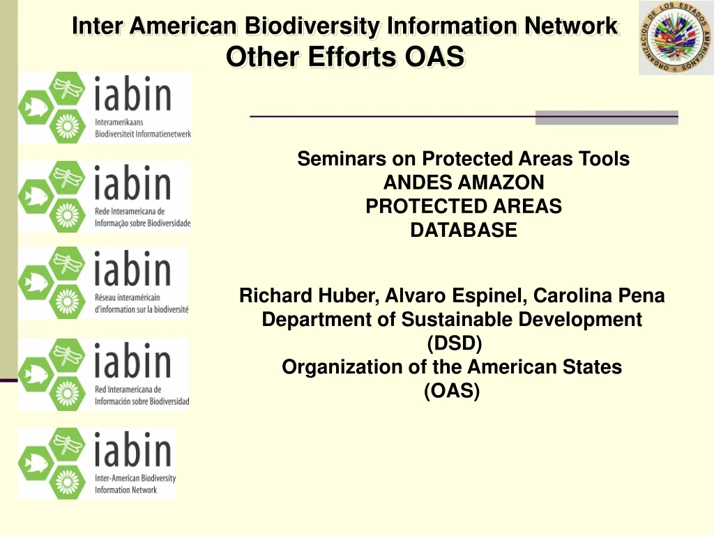 inter american biodiversity information network