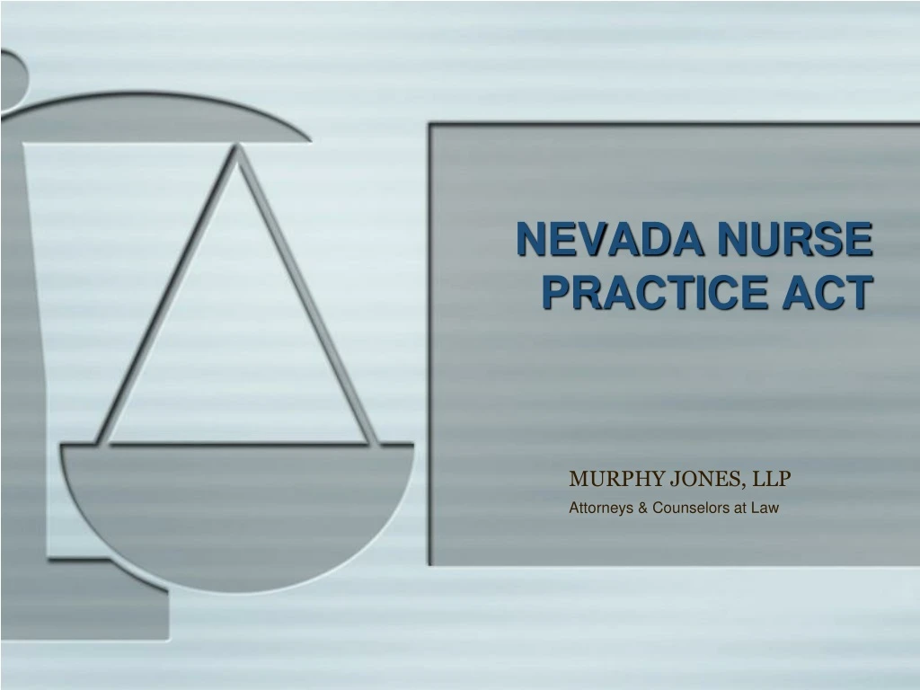nevada nurse practice act