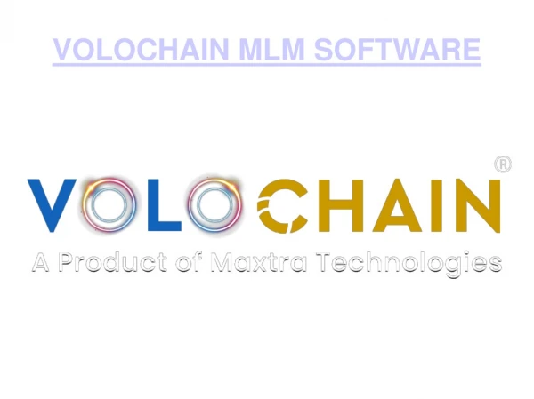 MLM Software PLans | Volochain MLM Software