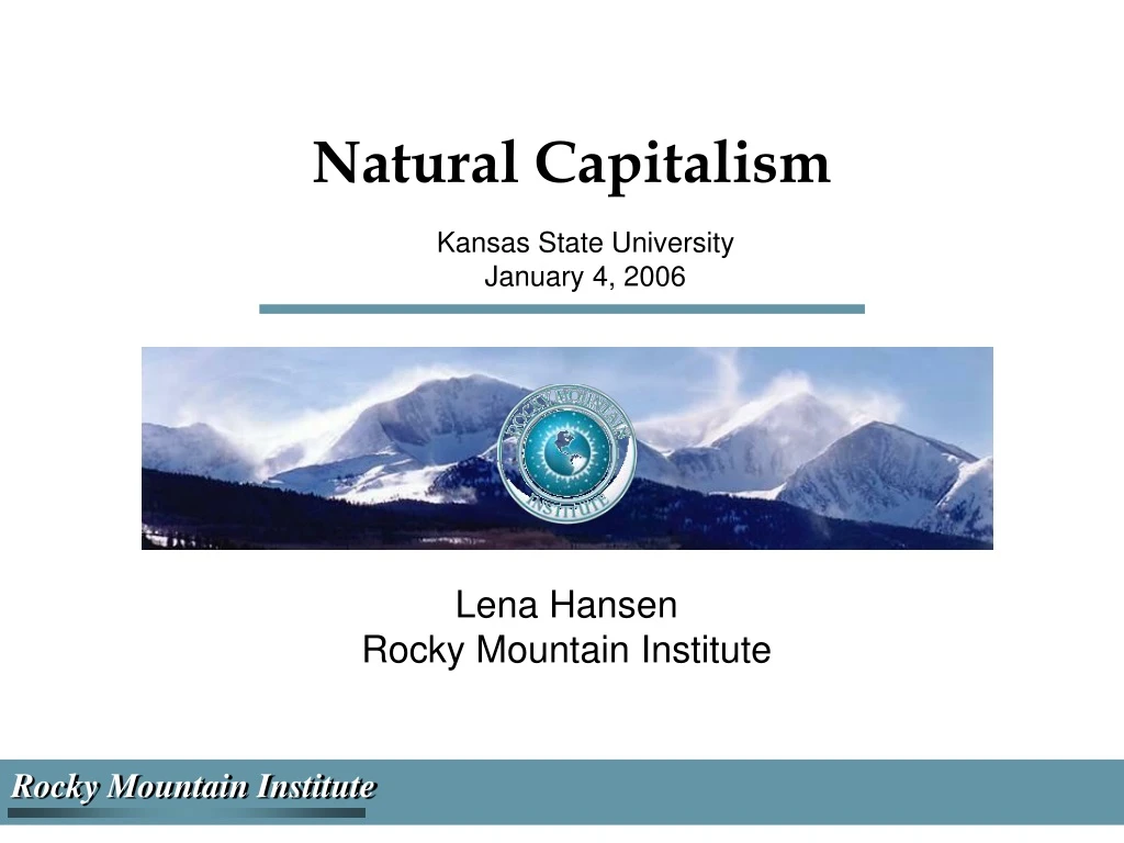 natural capitalism