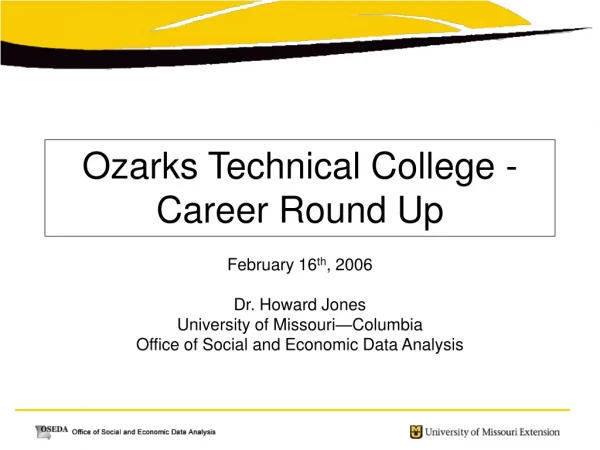 Ozarks Technical College - Career Round Up