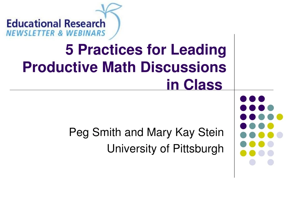 5 practices for leading productive math discussions in class