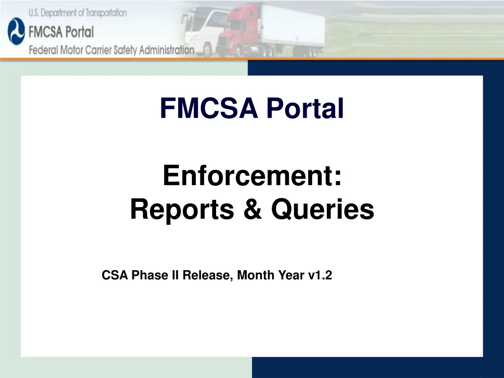 fmcsa portal