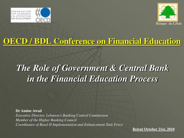 OECD / BDL Conference on Financial Education